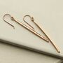 Sterling Silver Icicle Earrings, thumbnail 7 of 8