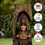 Secluded Buddha LED Garden Water Feature, thumbnail 2 of 5