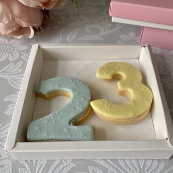 Milestone Personalised Letterbox Vanilla Cookie, 6 of 12