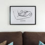 'The First' Personalised To Scale New Baby Print, thumbnail 4 of 4