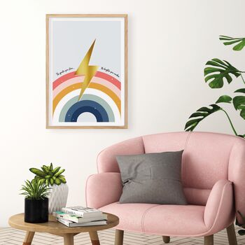 The Greater Your Storm The Brighter Your Rainbow Print, 8 of 9
