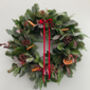 Traditional Fresh Christmas Wreath, thumbnail 1 of 2