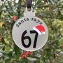 Viral Santa Says 67 Christmas Bauble Decoration, thumbnail 4 of 4