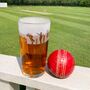 Cricket Batsmen Etched Pint Glass, thumbnail 1 of 8
