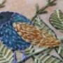 Summer Birdsong Linen Embroidery Pattern Design, thumbnail 8 of 10