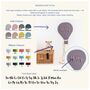Children's Bedroom Name Hot Air Balloon 3D Wall Art, thumbnail 3 of 3