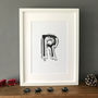 Illustrated Balloon Letter Print A To Z, thumbnail 9 of 9