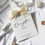 Personalised On Your Wedding Day Card For Daughter In Law, thumbnail 4 of 10