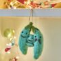 Felt Peas In A Pod Family Decoration, thumbnail 1 of 2