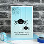 'Spiders' Personalised Birthday Card, thumbnail 1 of 3