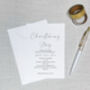 Christening Celebration Invitations Set Of 10, thumbnail 4 of 4