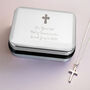 Personalised Cross Necklace And Box, thumbnail 1 of 6