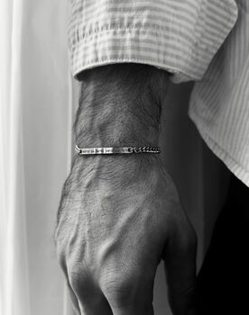 Golden Personalised Chain Bracelet, 7 of 10