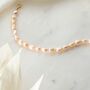 Freshwater Pink Baroque Pearl Necklace, thumbnail 6 of 7