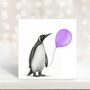 Penguin Floating Friends Card, thumbnail 1 of 8
