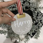 Luxury Personalised Christmas Decoration 2022 Five, thumbnail 2 of 5