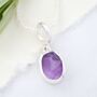 Amethyst Raw Stone Necklace, thumbnail 1 of 3