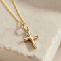 9ct Gold Cross Necklace, thumbnail 2 of 4