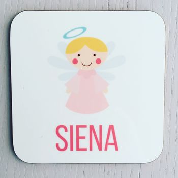 Personalised Children's Christmas Coasters, 4 of 5