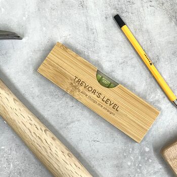 Personalised Wooden Spirit Level And Bottle Opener, 3 of 5