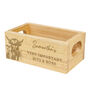 Personalised Highland Cow Mini Wooden Storage Crate, thumbnail 4 of 5