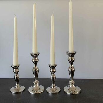Silver Candlesticks – Set Of Two, 8 of 10