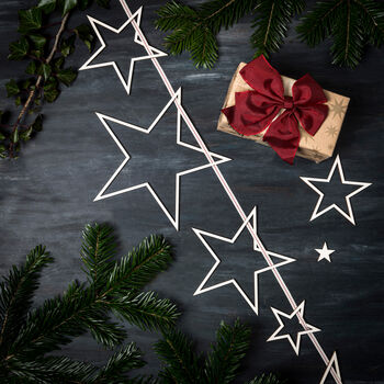 Star Streamers Wooden Garland, 5 of 12