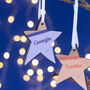 Colouful Star Personalised Christmas Tree Decoration, thumbnail 2 of 5