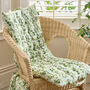 Botanical Leaves Padded Bench Cushion, thumbnail 1 of 5