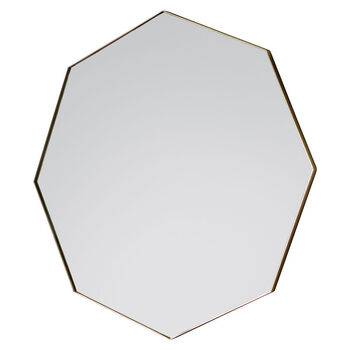 Gold Framed Octagonal Wall Mirror, 4 of 4