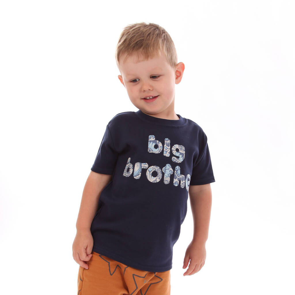 Big Sister/Brother Applique T Shirt, 1 of 7