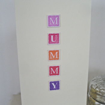 Personalised Handmade 'Mummy' Card, 3 of 5
