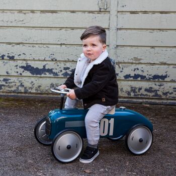 Personalised Classic Ride On Toy Car, 6 of 10