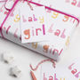 Baby Girl Wrapping Paper Set, thumbnail 8 of 9