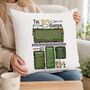 'Garden In Time' Personalised Cushion Gift For Gardeners All Years Available, thumbnail 3 of 10