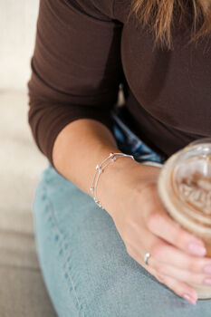 Proud Of You Silver Plated Bracelet, 4 of 7