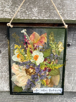 Bespoke Flower And Bouquet Preservation Wall Hanging, 11 of 12
