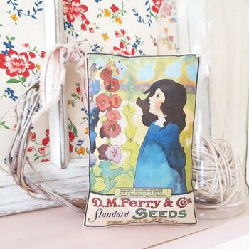 Vintage Fabric Flower Seed Packet Gift, 4 of 4