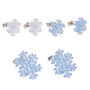 Perspex And Silver Snowflake Stud Earrings, thumbnail 4 of 8