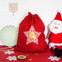 Liberty Of London Christmas Star Personalised Gift Sack, thumbnail 1 of 8