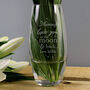 Personalised 'Love You To The Moon And Back' Bullet Vase, thumbnail 2 of 3
