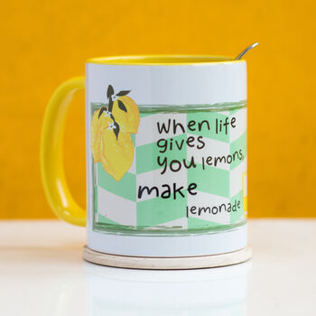 When Life Gives You Lemon Make Lemonade Tea Or Coffee Mug, 4 of 5