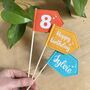 Personalised Mini Flag Custom Colour Decoration, thumbnail 5 of 11