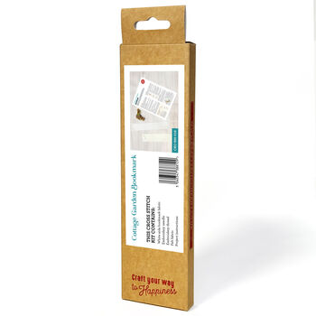 Cottage Garden Cross Stitch Bookmark Kit, 3 of 6