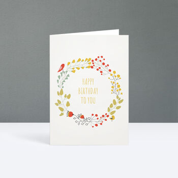 Floral Personalised Greeting Card, 5 of 9