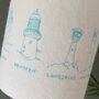 Embroidered Cornish Lighthouse Lampshade, thumbnail 5 of 6