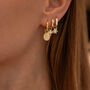 Mini Mushie Charm Hoop Earrings, thumbnail 4 of 5