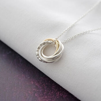 9ct Gold And Silver 60th Birthday Necklace, 6 of 11