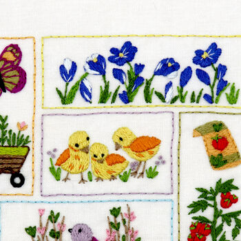 Spring Splendour Hand Embroidery Kit, 9 of 12