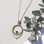 Sundar Green Onyx Silver Necklace, thumbnail 1 of 8